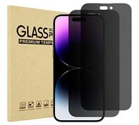 ProCase 2 Pezzi Privacy Pellicola per iPhone 14 Pro Max 6,7 Pollici 2022, [Anti-Spia] Vetro Temperato Protezione Schermo Pellicola per iPhone 14 Pro Max 6,7 Pollici 2022