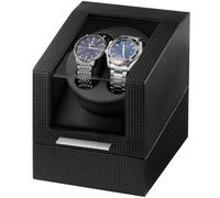 ProCase 2 Rotazione Winder Orologio per Orologi Automatici, Scatola Shaker Rotatore Automatico Singolo con Motore Silenzioso e Cuscino Flessibile, Cassa Orologi Rotanti per Uomini e Donne