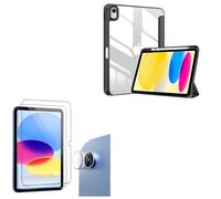 ProCase Cover + 2 Pezzi Pellicola con 3 Pezzi Protezione Obiettivo Fotocamera per iPad 11 Generazione A16 11 Pollici 2025/iPad 10 Generazione 10,9 Pollici 2022