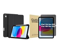 ProCase Cover con Portapenna + Pellicola Proteggi Schermo in Vetro Temperato per iPad 11 Generazione A16 11 Pollici 2025/iPad 10 Generazione 10,9 Pollici 2022