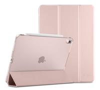 ProCase Cover iPad Air 11 Pollici M3/M2 2025/2024, Custodia iPad Air 5a 4a Gen (10,9 Pollici Modello 2022/2020), Supporta Ricarica di Pencil 2 Smart Cover Leggero Auto Svegliati/Sonno -Rosa