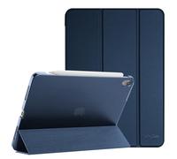 ProCase Cover iPad Air 11 Pollici M3/M2 2025/2024, Custodia iPad Air 5a 4a Gen (10,9 Pollici Modello 2022/2020), Supporta Ricarica di Pencil 2 Smart Cover Leggero Auto Svegliati/Sonno -Blu Marino