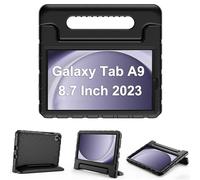 ProCase Cover per Bambini Galaxy Tab A9+ Plus 11 Pollici 2023, Custodia Galaxy Tab A9 Plus [SM-X210/X215/X216/X218], Custodia Antiurto Leggera per Bambini con Maniglia Convertibile -Nero