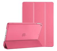ProCase Cover per iPad 9 2021/8 2020/7 2019/iPad 10.2” Custodia[A2602 A2603 A2604 A2605 A2270 A2428 A2429 A2430 A2197 A2198 A2200], Smart Cover Sottile Leggero Traslucida Smerigliata (Rosa Melone)