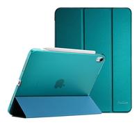 ProCase Cover per iPad Air 11 Pollici M4 2026/M3 2025/M2 2024 - Custodia Smart con Supporto Ricarica Pencil 2, Leggera con Auto Sleep/Wake, Verde Smeraldo