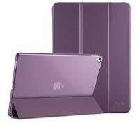 ProCase Cover per iPad Pro 12.9 1a/2a Gen 2017/2015[Vecchio Modello], Auto Svegliati/Sonno,Ultra Sottile e Leggero Custodia Supporto con Retro Semi-Trasparente Copertura Intelligente-Violetta Scura