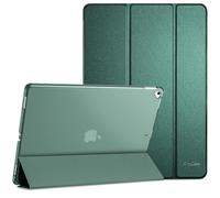 ProCase Cover per iPad Pro 12.9 1a/2a Gen 2017/2015[Vecchio Modello], Auto Svegliati/Sonno,Ultra Sottile e Leggero Custodia Supporto con Retro Semi-Trasparente Copertura Intelligente -Mgreen