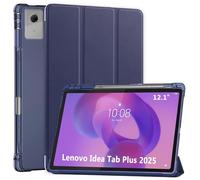 ProCase Cover per Lenovo Idea Tab Plus 12,1 Pollici 2025, Copertura Leggera Sottile Triplice Stand Hard Shell con Auto Sonno/Sveglia -Marina