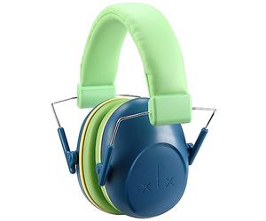 ProCase Cuffie per la protezione dell'udito Riduzione del rumore Cuffie per bambini Adolescenti per giovani per riprese di viaggi in aereo-Blu marino