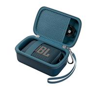 ProCase Custodia da Viaggio per JBL Go 4 /Go 3/Eco Ultra/Go Essential 2, Custodia Protettiva per JBL Mini con Taschino Rete e Cinturino -Blu