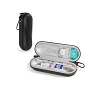 ProCase Custodia da viaggio per spazzolino elettrico Oral-B Pro/iO/Smart e Philips Sonicare, custodia protettiva rigida universale impermeabile con tasca in rete per accessori, Nero , Large Size