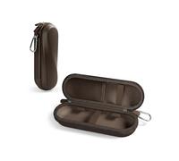 ProCase Custodia da viaggio per spazzolino elettrico Oral-B Pro/iO/Smart & Philips Sonicare, custodia protettiva rigida universale impermeabile con tasca in rete per accessori -L, cioccolato