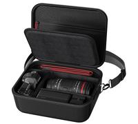 ProCase Custodia Della Fotocamera Digitali Reflex Hard Shell per Canon EOS 2000D/4000D/R50/250D/Nikkon D7500/Sony/Mirrorless, Borsa di Viaggio Della Fotocamera Digitale -Nero(Solo Borsa)