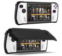 ProCase Custodia Flip Compatibile con ASUS ROG Ally Gaming Handheld 7 inch 2023, Cover Protettiva con Coperchio Anteriore Rimovibile Magnetico, Rog Ally Accessori Custodia antiscivolo - Nero