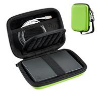 ProCase Custodia Hard Disk Esterno 2.5'', Custodia Rigida per HDD SSD TOSHIBA Western Digital Maxtor WD KESU Seagate My Passport Hitachi Samsung Canvio Basics 500G 1TB 2TB 3TB 4TB -Verde