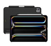 ProCase Custodia iPad Pro 11 Pollici M5 2025/M4 2024 Compatibile Magic Keyboard, Smart Cover con Supporto Penna per iPad Pro 11"(A2836 A2837 A3006) [Tastiera Non Inclusa]-Nero