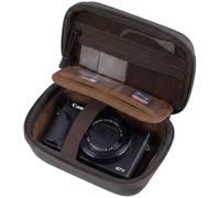 ProCase Custodia per fotocamera compatta per Canon PowerShot SX740 HS/Canon G7X Mark III Mark II/Kodak/Sony ZV-1, EVA Custodia di trasporto per fotocamera digitale, marrone, 14 × 4 × 9 cm