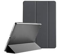 ProCase Custodia per iPad 9.7 2018 6a Generazione/2017 iPad 5a Generazione - Smart Cover Stand Ultral Leggero Slim,con Cover Posteriore Traslucida Smerigliata per iPad 9,7 pollici -Grigio