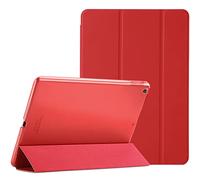 ProCase Custodia per iPad 9.7 2018 6a Generazione/2017 iPad 5a Generazione - Smart Cover Stand Ultral Leggero Slim,con Cover Posteriore Traslucida Smerigliata per iPad 9,7 pollici-Rosso