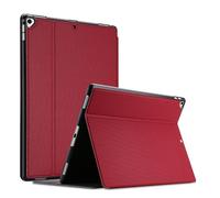 ProCase Custodia per iPad Pro 12.9" 2017/2015 [Vecchio Modello, 1a/2a Gen], Custodia Protettiva Sottile e Leggero Folio Cover con Auto Svegliati/Sonno e Angoli di Visione Regolabili -Rosso
