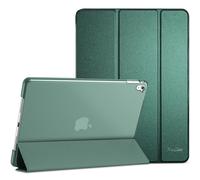 ProCase Custodia per iPad Pro 9.7 Pollici, Smart Cover Ultra Sottile Leggero, Auto Sleep/Wake, Supporto con Retro Semi-Trasparente Copertura per iPad Pro 9.7 2016 (A1673 A1674 A1675) -Mgreen