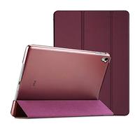 ProCase Custodia per iPad Pro 9.7 Pollici, Smart Cover Ultra Sottile Leggero, Auto Sleep/Wake, Supporto con Retro Semi-Trasparente Copertura per iPad Pro 9.7 2016 (A1673 A1674 A1675) -Vino
