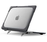 ProCase Custodia per MacBook Pro 13 M2 2022 / M1 2020 A2338 Cover [Modello: A2289/A2251], Cover Rigida Sottile Protettiva con Cavalletto Pieghevole per MacBook Pro 13 Pollici -Nero