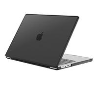 ProCase Custodia per MacBook Pro 16,2" M4 2024 [A3403 A3186] / MacBook Pro 16" M3 M2 M1 [A2991 A2780 A2485], Custodia Rigida Protettiva con Cornice Avvolgente in TPU e Cover Posteriore Satinata -Nero