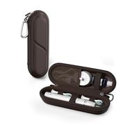 ProCase Custodia per spazzolino elettrico Oral-B Pro/Smartseries/iO/Phlips Sonicare, custodia protettiva da viaggio compatta per accessori - cioccolato
