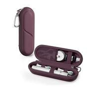 ProCase Custodia per spazzolino elettrico Oral-B Pro/Smartseries/iO/Phlips Sonicare, custodia protettiva da viaggio compatta per accessori - prugna