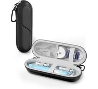 ProCase Custodia per spazzolino elettrico Oral-B Pro/Smartseries/iO/Phlips Sonicare, custodia protettiva da viaggio compatta per accessori - nero