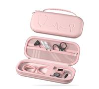 ProCase Custodia per stetoscopio compatibile con i modelli Medi-Inn/3M Littmann/MDF/SCIAN, ideale per lo stetoscopio 3M Littmann Classic III, borsa medica per attrezzature infermieristiche -Rosa