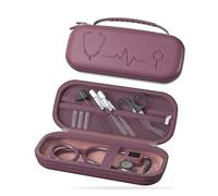 ProCase Custodia per stetoscopio compatibile con i modelli Medi-Inn/3M Littmann/MDF/SCIAN, ideale per lo stetoscopio 3M Littmann Classic III, borsa medica per attrezzature infermieristiche -Prugna