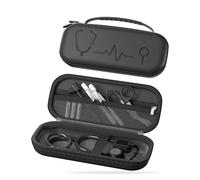 ProCase Custodia per stetoscopio compatibile con i modelli Medi-Inn/3M Littmann/MDF/SCIAN, ideale per lo stetoscopio 3M Littmann Classic III, borsa medica per attrezzature infermieristiche -nero
