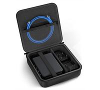 ProCase Custodia rigida compatibile con GL-BE3600/SFT1200/MT3000/AXT1800 Glinet Travel Router, borsa organizer portatile per router WiFi, adattatore di alimentazione e accessori (solo custodia), nero