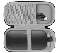 ProCase Custodia Rigida per Bose SoundLink Flex, Custodia da Viaggio e Perforatore a Rete Integrato per Diffusori Bluetooth SoundLink Flex e Gli Accessori -Nero