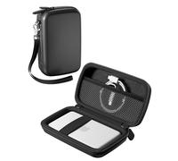 ProCase Custodia rigida per iPhone Air con batteria MagSafe, borsa portatile da viaggio con manico e tasca in rete, adatta per cavi e accessori, colore nero