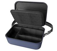 ProCase Custodia Rigida Universale per Fotocamere DSLR/SLR/Mirrorless - Compatibile con Canon EOS R100/4000D/2000D, Nikon D7500, Sony Alpha, Borsa Pieghevole Imbottita con Cinghia, Marina