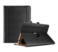 ProCase Custodia Tablet 10 Pollici Universale, Cover Tablet 9 10 10.1 pollici Android M50/P40HD/U10 con Cavalletto Girevole a 360 Gradi -Nero