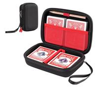 PROCASE Hard Playing Card Game Case Travel Storage Box contiene oltre 300 carte da cambio per il gioco da tavolo classico Uno Five Crowns Skyjo PlayM