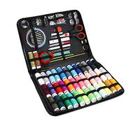ProCase Kit da Cucito Portatile 183 Pezzi con Custodia in Pelle PU per Trasporto, Set di Cucito Accessori per Principianti, Casa, Piccole Riparazioni Veloci e Casalinghe, Viaggio e Emergenza Uso