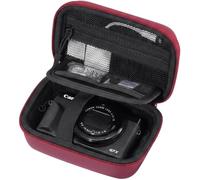 ProCase Kodak - Custodia per fotocamera digitale Canon PowerShot SX740 HS, Canon G7X Mark III Mark II, custodia per fotocamera digitale portatile, Bordeaux, borsa per il trasporto