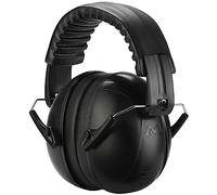 ProCase Paraorecchie per riduzione del rumore, NRR 28dB cancellazione del rumore, cuffie per adulti e bambini, autismo, ear defenders per falciatura, tiro, costruzione, lavori in legno, colore nero