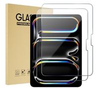 ProCase Pellicola iPad Pro 11" M5 2025/M4 2024 [A2836 A2837 A3006], Vetro Temperato iPad Pro 11 Pollici, Anti Graffio, Durezza 9H, Ultra Trasparente -2 Pezzi