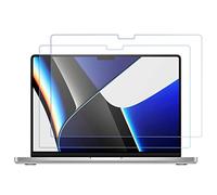 ProCase Pellicola per MacBook Pro 14.2" 2024 (M4) [A3112/A3185/A3401] /MacBook Pro 14" M2 Pro/ M2 Max 2023 [A2779]/ MacBook Pro 14" M1 Pro/ M1 Max 2021 [A2442], Vetro Temperato -2 Pezzi