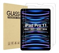 ProCase Pellicola Protettiva per iPad PRO 11” 2021/2020/2018[1a/2a/3a Gen], Vetro Temperato [Alta HD Trasparenza, Anti-Impronte Digitali/Graffi/Agli Urti/Olio]