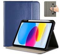 ProCase per iPad A16 di 11a generazione 11" 2025/iPad 10a generazione 11" 2022 con portapenne, custodia in pelle PU per iPad 11/10, custodia con supporto da lavoro, custodia intelligente a portafoglio