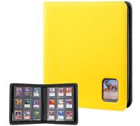 ProCase Raccoglitore Toploader Carte, Album Toploaders 324 Tasche in 3" x 4'' per Magic, TCG, Yu Gi Oh, MTG -Giallo