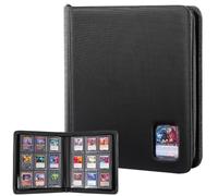 ProCase Raccoglitore Toploader Carte, Album Toploaders 324 Tasche in 3" x 4'' per Magic, TCG, Yu Gi Oh, MTG -Nero