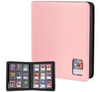 ProCase Raccoglitore Toploader Carte, Album Toploaders 324 Tasche in 3" x 4'' per Magic, TCG, Yu Gi Oh, MTG -Rosa